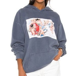 Boys lie denim hoodie